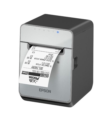 Epson TM-L100: USB + Lightning + Bluetooth + Ethernet, Black, PS, EU, Liner-Free